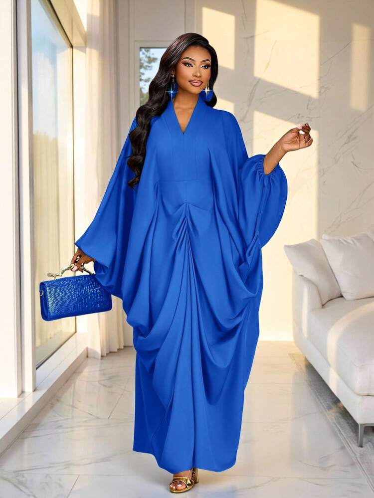 Brilight This Is A Sexy, Elegant And Simple Women's Dress Suitable For All Seasons (Spring, Summer, Autumn And Winter), Graduation Season And Thanksgiving. It Is Suitable For Parties, Gatherings And Daily Casual Wear. This Is A Loose-Fitting Dress. Luxury Dresses For Women Dresses For Woman For Church Latest Dress Style For Women For Graduation Outfit For Women Gown - Blue - View 1