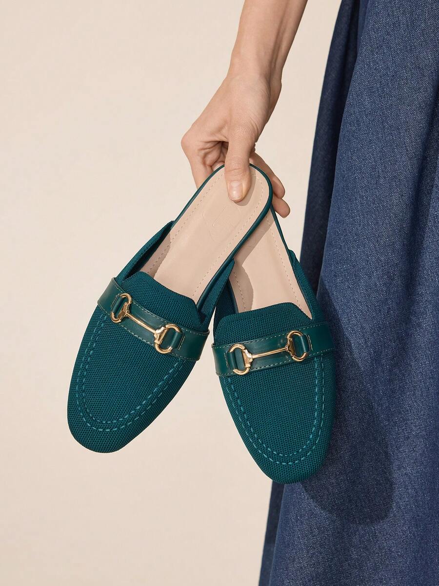 CUCCOO BASICS Women's Shoes Fashion Versatile Comfortable Flat Shoes - Dark green 1 - View 1