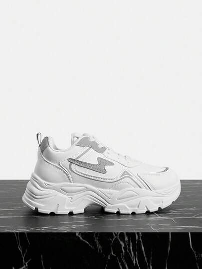 Vate Zapatillas de cuña con cordones cómodas y casuales para mujer