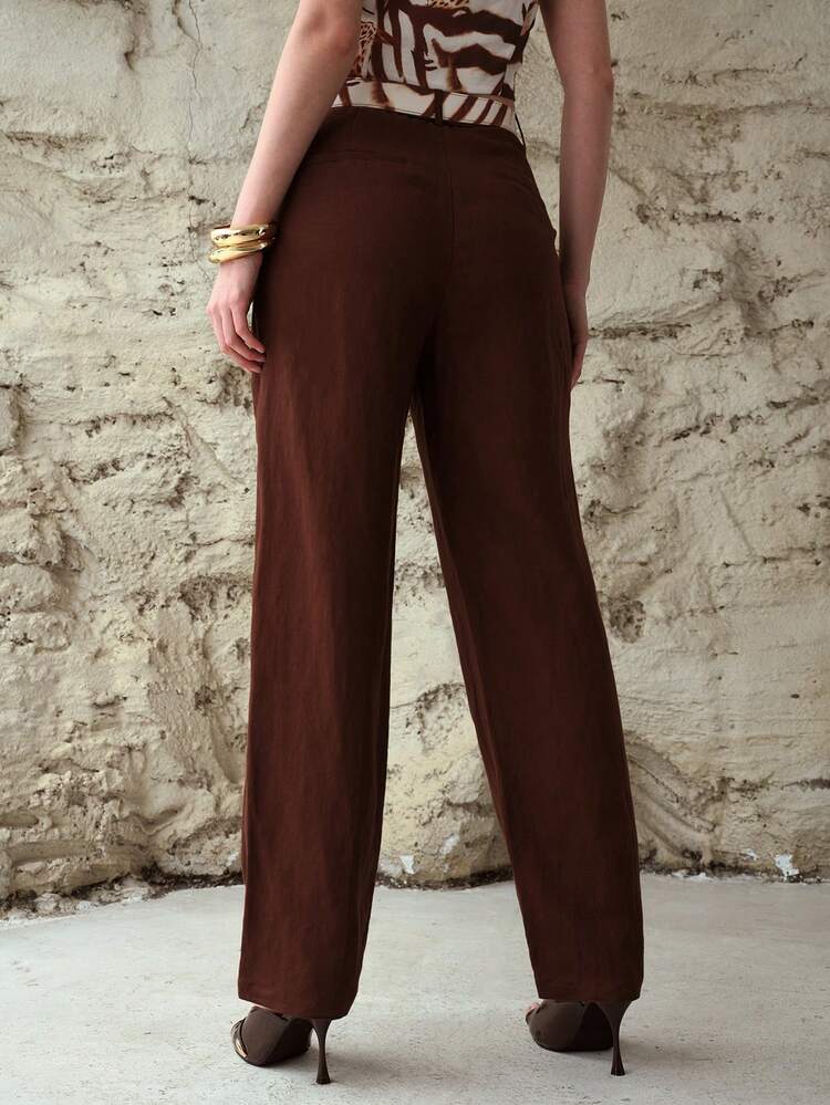WOMEN'S LINEN BANANA PANTS, SPRING/SUMMER