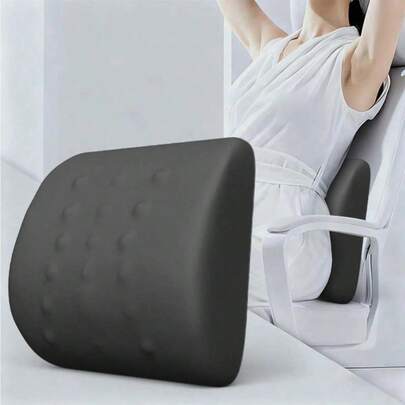 Gối chỉnh hình bằng mút hoạt tính với hạt xốp hỗ trợ thắt lưng cho ghế văn phòng, đệm lưng mềm mại cho ghế ô tô giúp giảm đau lưng dưới.