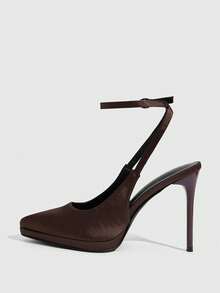 CUCCOO SZL Women Shoes Fashion Pointed Stiletto Shoes Are Suitable For Commuting, Dating, Parties And Other Occasions - Brown 61 - View 4