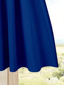 Rusticease 两件套女士休闲树叶图案印花短袖衬衫上衣搭配同色系纯蓝色长裙，夏季度假套装 - 彩色 - 查看 5