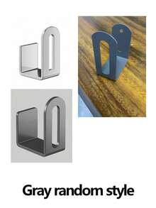 2pcs/4pcs Stainless Steel Wall Mount Hooks - Easy To Install, Multifunctional Storage, Suitable For Kitchen, Bedroom, Bathroom - Modern Practical Rack, Utility Hooks - Multicolor - View 16