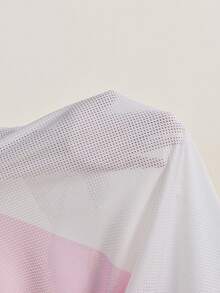 SHEIN X Care Bears Áo thun nữ cổ chữ V in hình hoạt hình. - Hồng - Xem 10