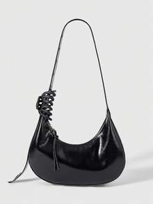 ROMWE Grunge Punk 女士单肩包 - 黑色 - 查看 1