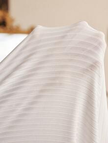 Côtesoire Elegant White Night Wear,Autumn Embroidered Mesh Floral Trim Open Sleeve Maxi Nightgown, Bridal Plus Size Long Sleeve Gown For Women,Curve - White - View 7