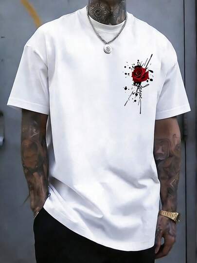 Camiseta casual de manga corta y cuello redondo para hombres, con letras y motivos divertidos estampados. Diseño holgado, tejido de alta calidad, tacto suave y cómodo, excelente transpirabilidad, absorbe la sudor sin encogerse. Ideal para hombres y mujeres, diseño para parejas, camiseta de pareja de mangas medias y largas, un artículo imprescindible en verano