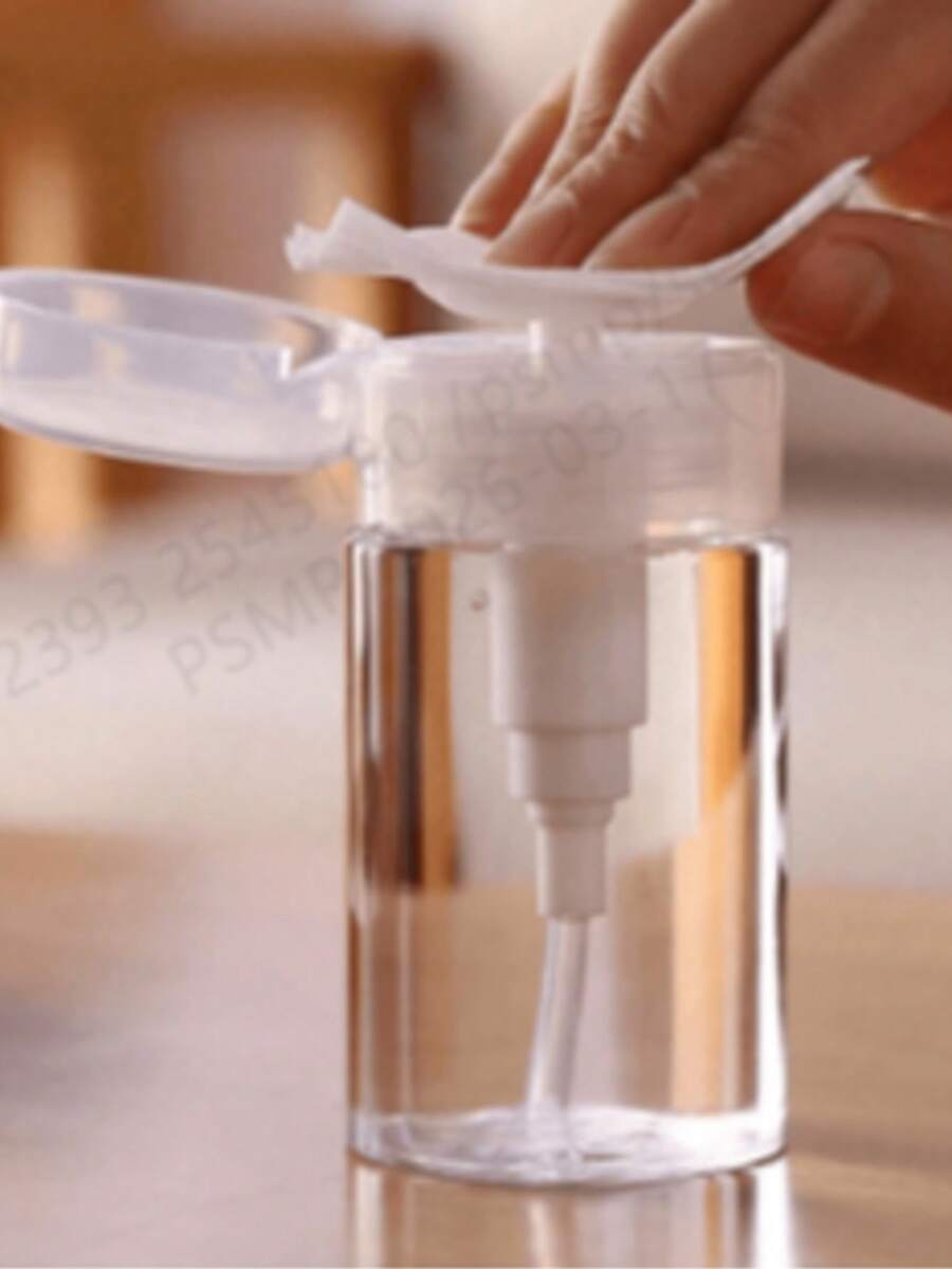 Chai trong suốt dạng ấn, có thể tái sử dụng, đầu bơm dạng ấn, hộp đựng acetone mỹ phẩm rỗng, chai bơm du lịch, phụ kiện du lịch, vật dụng thiết yếu cho phòng tắm ký túc xá, đồ dùng cần thiết khi đi du lịch, túi đựng đồ du lịch biển, đồ dùng thiết yếu cho mùa hè tựu trường. - Nhiều màu - Xem 1