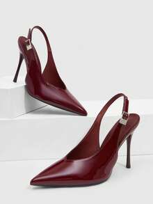 CUCCOO SZL Women Pumps - Burgundy - View 1