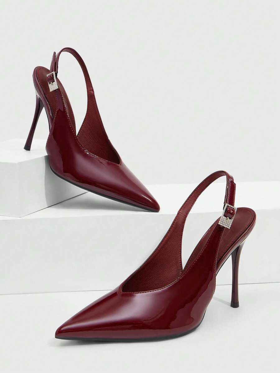 CUCCOO SZL Women Pumps - Burgundy - View 1