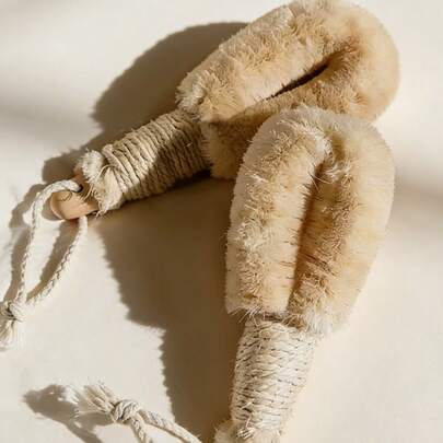 Madebyblanc 1 cái cọ tắm tẩy tế bào chết toàn thân và lưng - Cọ tắm cán dài, dùng để làm sạch sâu, tẩy tế bào chết và massage da. Hoàn hảo để sử dụng trong vòi sen và bồn tắm.