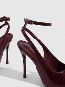 CUCCOO SZL Women Pumps - Burgundy - View 5
