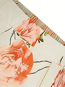 Rometta 大码女式彩色渐变印花褶皱A字休闲半身裙 - 彩色 - 查看 3