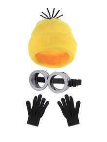 1/2/4/5pcs Themed Birthday Party Decoration Cosplay, Including Party Hats, Cartoon Character Glasses, Decoration Set Perfect For Christmas, Halloween And Themed Events Cosplay Christmas Dress-Up Costume Set - Multicolor - View 2