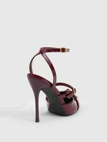 CUCCOO SZL Women Pumps - Burgundy - View 3