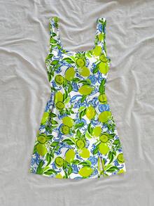 Soleia U-Neck Backless Mini Dress For Women, Suitable For Summer,Summer Dress,Vacation Dress,Summer Dresses For Women - Multicolor - View 4