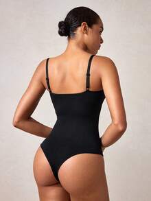 Veilyse Body Moldeador De Mujer De Color Sólido - Negro - Ver 2