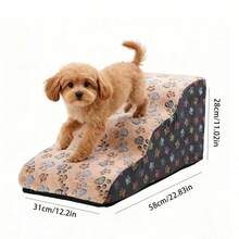1 Piece Of Cartoon Pet Ladder, Climbing Ladder Made Of Flexible Foam With 2/3Steps, Suitable For Senior Pets Or Pets With Special Needs To Reach The Sofa And Bed, Non-Slip And Detachable - Multicolor - View 14