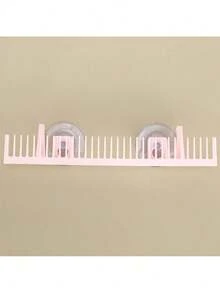 假发展示架，ABS材质假发支架，黑色、粉色、蓝色可选。假发接发夹挂架，发束洗衣假发展示架 - 彩色 - 查看 4