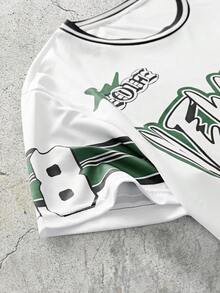 EVRINFINITE Áo thun nam size 28 - Kiểu áo bóng đá, in chữ màu sắc tươi sáng, cổ tròn thoáng khí, phù hợp cho thanh thiếu niên và người lớn, có thể giặt máy - Món quà sinh nhật lý tưởng cho nam giới và thanh thiếu niên, phù hợp cho tập luyện bóng đá và mặc hàng ngày - Thiết kế size 28, in size 28, in kỹ thuật số thoải mái, phù hợp cho mọi mùa, thích hợp cho các hoạt động thường ngày và thể thao, áo sơ mi nam - Nhiều màu - Xem 4