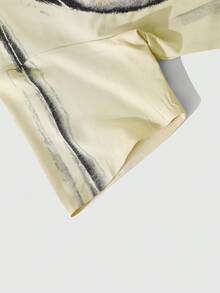 PAVTROS Áo thun nam kẻ sọc phối màu, kiểu dáng thường ngày, thích hợp cho mùa hè. - Màu Khaki - Xem 5