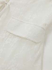 Franclia Women's Summer French Style Commuter Lace-Up Vest - Apricot - View 6