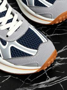 Vate 女士休闲运动鞋 - 藍色 - 查看 5