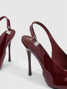 CUCCOO SZL Women Pumps - Burgundy - View 5