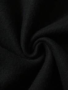 PAVTROS 男士街头风条纹撞色双层拉链连帽衫 - 黑色 - 查看 6