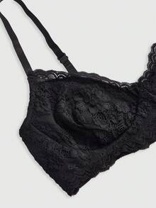 ROMWE Y2K 女士豹纹透视吊带背心，搭配黑色蕾丝细肩带文胸两件套 - 彩色 - 查看 3