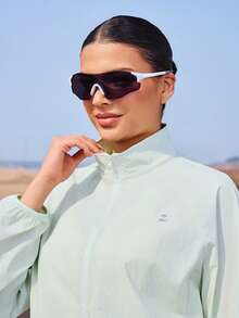 OutZeal 女士户外夹克 日常休闲防紫外线轻便立领防晒夹克 - 綠色 - 查看 9