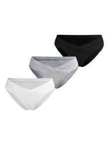 Ocili 3pcs/Pack Women Sexy Lace Trim Bikini Panties - Multicolor - View 9