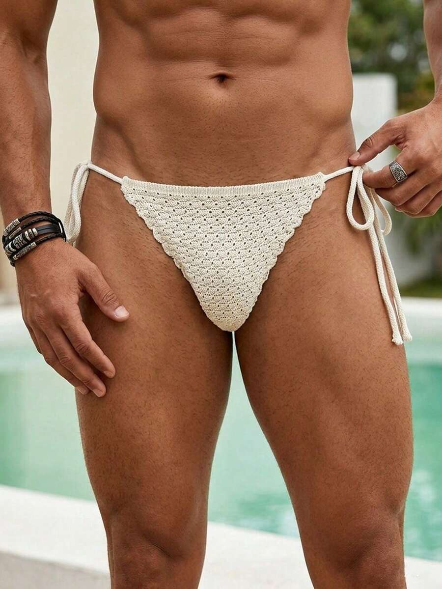 Manfinity Swimmode Quần lót nam màu trắng buộc dây gợi cảm, đồ bơi lưới nam, quần bơi nam màu trắng, trang phục mùa hè, quần bơi nam kiểu thong, quần bơi nam, bikini nam, đồ bơi móc len nam, quần bơi nam, trang phục đi biển cho cặp đôi, đồ bơi móc len, bộ bikini, đồ bơi đồng bộ, đồ bơi đồng bộ cho nam và nữ, đồ bơi đồng bộ cho nam và nữ, trang phục đi biển cho cặp đôi, đồ bơi đồng bộ cho cặp đôi, đồ bơi móc len nam, bộ bikini móc len, trang phục mùa hè cho nữ, bộ đồ bơi đôi, trang phục đi biển cho nam và nữ, nam - trắng - Xem 1