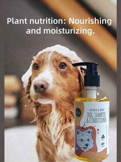 1Pc 250ml Pet Hypoallergenic Mild Fragrance-Free Shampoo For Dogs. Suitable For All Breeds Of Dogs Including Golden Retrievers, Poodles And Terriers. It Is Gentle And Non-Irritating. Perfect For Dogs With Tangled Hair. Suitable For Puppies. Double-Clean Option Available.Holiday Gifts, Christmas Gifts, Pet Gifts, Dog Gifts.
