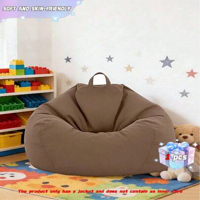 1 chiếc ghế lười ngoài trời, vỏ bọc ghế lười kiểu sofa, có túi bên hông và tay cầm, dễ dàng cất giữ những vật dụng nhỏ, lấy ra và để lại. Túi bên hông rất tiện lợi để đựng điện thoại và cốc nước, tay cầm dễ dàng mang theo và di chuyển. Có thể sử dụng ở bãi biển/sân thượng tùy thích, và bạn có thể nằm thư giãn tận hưởng ánh nắng mặt trời.