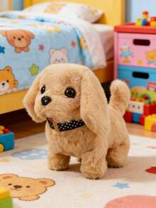 POKOJA LAND 逼真金毛寻回犬玩具狗,仿真拉布多金毛寻回犬,会跑会叫会摇尾巴,奔跑和吠叫动作逼真,带来真实的互动体验,适合作为儿童生日和节日礼物、节日宠物伴侣、亲子互动玩具。 - 彩色 - 查看 10