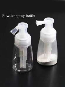 1PC Powder Spray Bottle - Refillable Dispenser For Talcum, Setting Powder & Powder, With Safety Lock Nozzle, Portable Travel Bottle For Daily Powder Use, Perfume Bottle, Travel Bottles - Multicolor - View 3