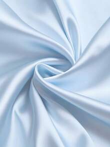 Sweetra Spring/Summer New French Style Off-Shoulder Mini Dress, Ruffle Design Taffeta Shirt For Women, Pink, Suitable For Casual, Party, Evening Wear - Baby Blue - View 4