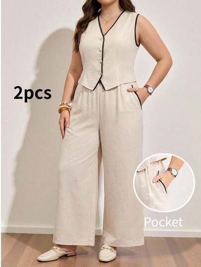 Zelara Conjunto informal de mujer con top sin mangas a rayas y pantalones a rayas, estilo boho, para verano, festivales y vacaciones de primavera, de algodón