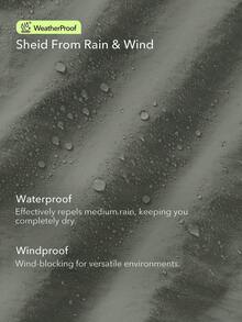 OutZeal 女士户外裤 露营徒步 防水高腰侧开衩设计 带口袋 - 軍綠色 - 查看 5