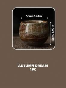 1 Handmade Antique Japanese Countryside Style Ceramic Tea Set, Teacup, Used For Kung Fu Tea Ceremony, Vintage Vintage Style - Multicolor - View 14