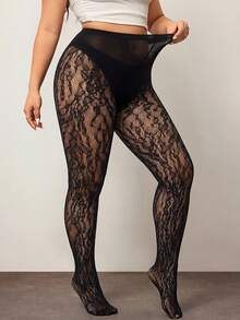 Slaydiva 多功能蕾丝紧身裤，适合作为音乐节的内衬穿着 - 黑色 - 查看 6