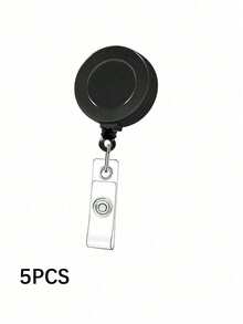 10 cuộn huy hiệu có kẹp thắt lưng bằng kim loại, cuộn giữ huy hiệu có thể thu vào để treo thẻ tên, thẻ căn cước, thẻ chìa khóa và móc khóa khi trở lại trường - Một cỡ - Xem 11