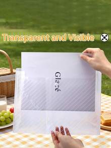 5/10pcs A4 Clear PP Document Bags, Waterproof Plastic File Folders Envelopes For Office School Supplies - Document Bag - View 7