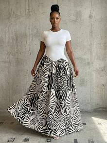 BamGlimmer Đầm nữ thiết kế mới, bất đối xứng, phối nhiều mảnh vải, kiểu dáng thời trang, phù hợp cho kỳ nghỉ xuân, ngày lễ tình nhân, năm mới, du lịch, đi học, dự tiệc và nghỉ mát. - Nhiều màu - Xem 3