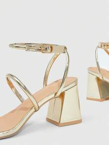 CUCCOO SZL Dammode Högklackade Sandaler - Guld - Visa 5