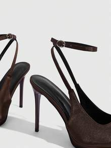 CUCCOO SZL Women Shoes Fashion Pointed Stiletto Shoes Are Suitable For Commuting, Dating, Parties And Other Occasions - Brown 61 - View 5