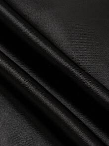 Franclia Women's New Arrival Satin High-Waist Skirt, Summer Slim Fit Silky Pleated Contrast Lace Mini Skirt - Black - View 6