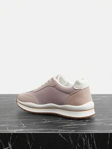 Vate 女士休闲运动鞋 - 粉色 - 查看 3